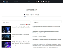 Tablet Screenshot of eurasialife.com